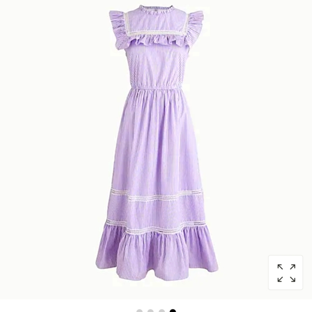 J. CREW Cottagecore bibbed dress NWT